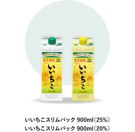 いいちこスリムパック900ml（25%） いいちこスリムパック900ml（20%）